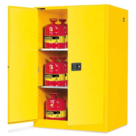 72 gallon capacity steel flammable storage cabinet used|self closing flammable storage cabinets.